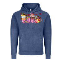 Vintage Denim boss lady coffee cups Vintage Hoodie - NancyCooperArtShop