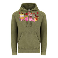Vintage Olive boss lady coffee cups Vintage Hoodie - NancyCooperArtShop