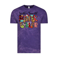 Cloud Purple santa s favorite bank teller Vintage Tee - MaliasSmallBusiness