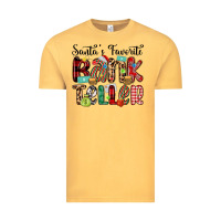 Vintage Mustard santa s favorite bank teller Vintage Tee - MaliasSmallBusiness