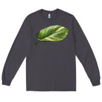 Smoke Golden Pothos Leaf Long Sleeve Tee - LillyAllenDesigns