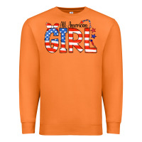 All American Girl Bandana Premium Sweatshirt | Teevron