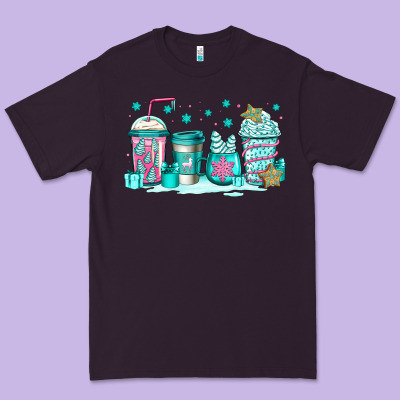 Winter Christmas Tree Cakes Coffee Premium Tee Designed By Jasminsmagicworld
