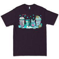 Plum winter Christmas tree cakes coffee Premium Tee - Jasminsmagicworld