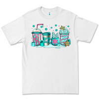 White winter Christmas tree cakes coffee Premium Tee - Jasminsmagicworld
