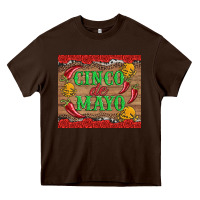 Chocolate Brown cinco de mayo Heavy Core Tee - Artiststas
