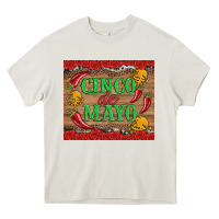 Cream cinco de mayo Heavy Core Tee - Artiststas