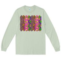 Matcha mardi gras brushstrokes Long Sleeve Tee - RanaPortraitStore