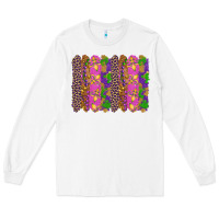 White mardi gras brushstrokes Long Sleeve Tee - RanaPortraitStore