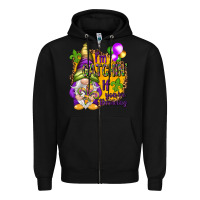 Black I'm catching if you're throwing Zipper Hoodie - HowdyJamesFarm