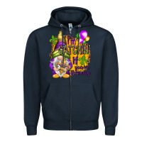 Navy I'm catching if you're throwing Zipper Hoodie - HowdyJamesFarm