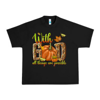 Black with god all things are possible Urban Heavy Tee - NancyCooperArtShop