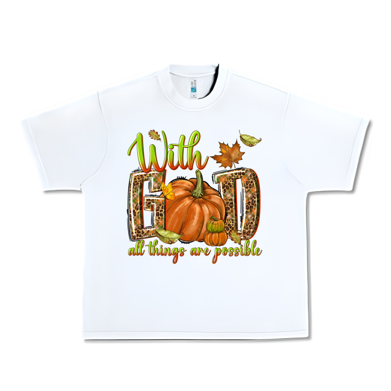 With God All Things Are Possible Urban Heavy Tee by NancyCooperArtShop | Teevron
