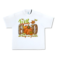 White with god all things are possible Urban Heavy Tee - NancyCooperArtShop