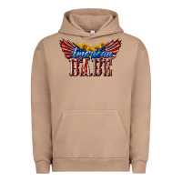 Pigment Burro American Babe With Sunflowers Urban Hoodie - LillyAllenDesigns