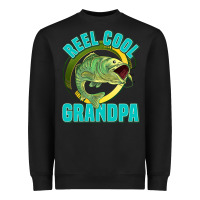 Black reel cool grandpa Heavyweight Sweatshirt - Jasminsmagicworld