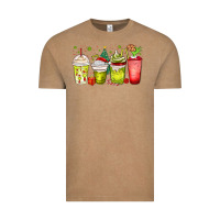 Vintage Coffee Christmas characters coffee cups Vintage Tee - MaliasSmallBusiness