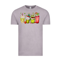 Vintage Zinc Christmas characters coffee cups Vintage Tee - MaliasSmallBusiness