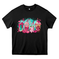Black breast cancer  coffee cups Heavy Core Tee - AdoDesignShop