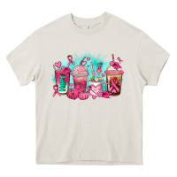 Cream breast cancer  coffee cups Heavy Core Tee - AdoDesignShop