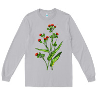 Moon Dust Tassel Flower Illustrations Long Sleeve Tee - LillyAllenDesigns