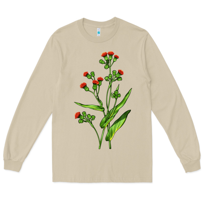 Tassel Flower Illustrations Long Sleeve Tee by LillyAllenDesigns | Teevron
