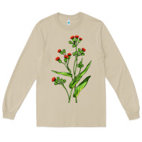 Mushroom Tassel Flower Illustrations Long Sleeve Tee - LillyAllenDesigns