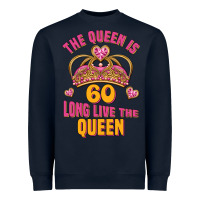 Navy the queen is 60 long live the queen Heavyweight Sweatshirt - Jasminsmagicworld