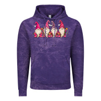 Cloud Purple christmas gnomies Vintage Hoodie - MaliasSmallBusiness