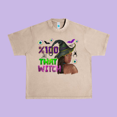 100 That Witch Urban Heavy Tee Designed By Nancycooperartshop