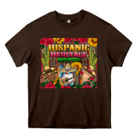Chocolate Brown hispanic heritage month gnomes tumbler Heavy Core Tee - BundleAndBundleShop