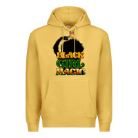 Antique Gold Black magic girl Premium Hoodie - HowdyJamesFarm