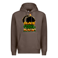 Coffee Black magic girl Premium Hoodie - HowdyJamesFarm