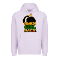 Lilac Black magic girl Premium Hoodie - HowdyJamesFarm