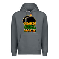 Rock Black magic girl Premium Hoodie - HowdyJamesFarm