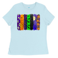 Halloween Brush Stroke Ladies Tee | Teevron