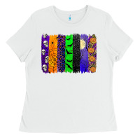 White halloween brush stroke Ladies Tee - JahusDesignShop