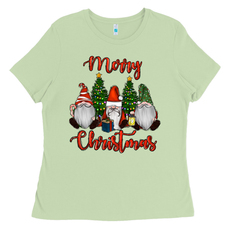Merry Christmas Gnomes Ladies Tee by RanaPortraitStore | Teevron