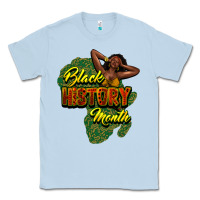Dusty Blue black history month Classic Tee - NancyCooperArtShop