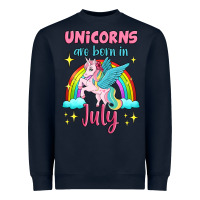 Navy unicorns are born in july Heavyweight Sweatshirt - Jasminsmagicworld