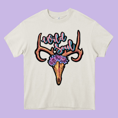 Wild Soul Heavy Core Tee Designed By Jahusdesignshop