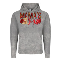 Cloud Rock mamas boy with leopard Vintage Hoodie - NancyCooperArtShop