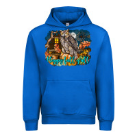 Cobalt Happy Fall Y'all Owl Urban Hoodie - LillyAllenDesigns