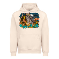 Sandshell Happy Fall Y'all Owl Urban Hoodie - LillyAllenDesigns