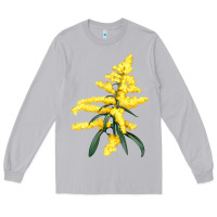 Moon Dust Botanical Goldenrod Illustrations Long Sleeve Tee - LillyAllenDesigns