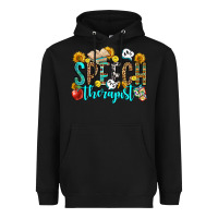 Black speech therapist Heavyweight Hoodie - OliviaCreatesArt