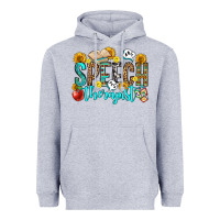 Heather Grey speech therapist Heavyweight Hoodie - OliviaCreatesArt