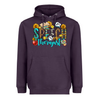 Plum speech therapist Heavyweight Hoodie - OliviaCreatesArt