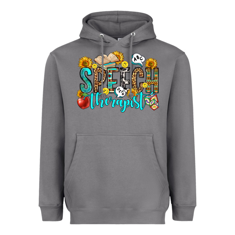 Speech Therapist Heavyweight Hoodie by OliviaCreatesArt | Teevron
