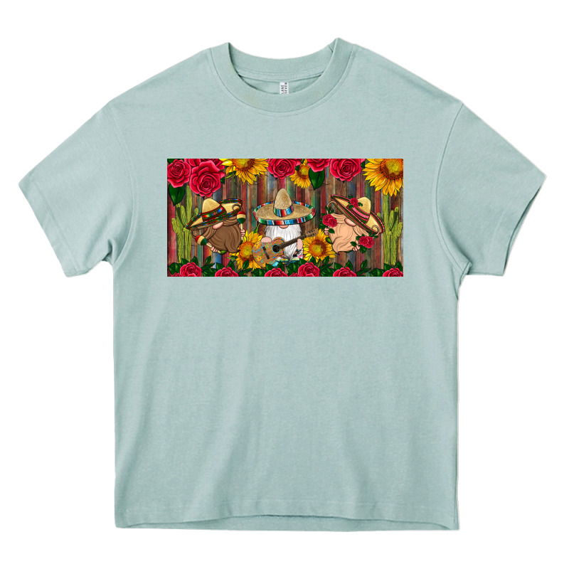 Hispanic Heritage Month Gnomes Tumbler License Plate Heavy Core Tee by BundleAndBundleShop | Teevron